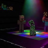 [Wallpaper] Jour 191 : Disco Minecraft