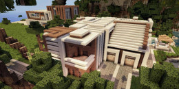 [Wallpaper] Jour 289 : Modern Minecraft House