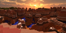 [Wallpaper] Jour 323 : Minecraft Mesa Biome