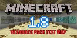 Ressource Pack Test Map pour Minecraft 1.9/1.8.7/1.8/1.7.10